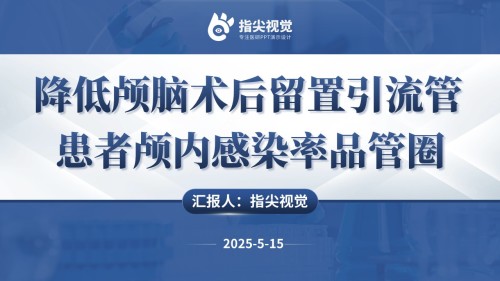 120期-品管圈-降低颅脑术后留置引流管患者颅内感染率(蓝色)