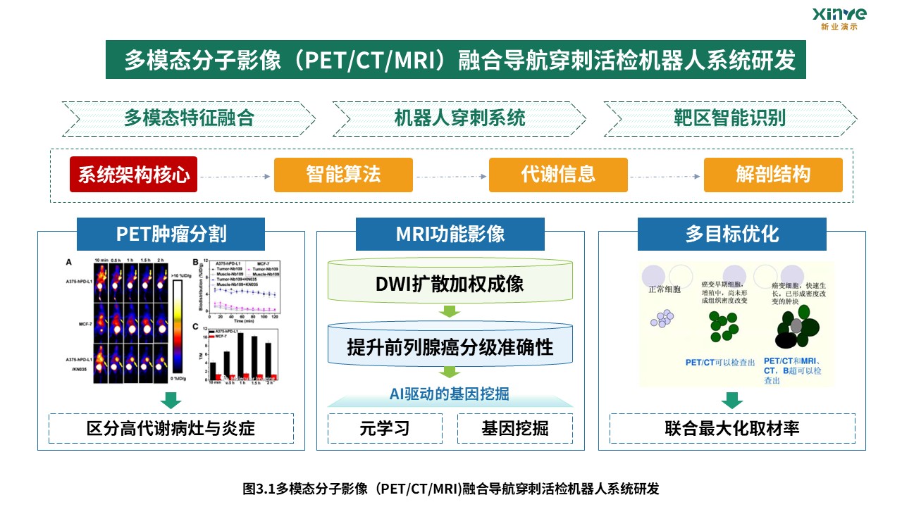 12-1科研架构图（医疗成像-绿蓝黄）第3页预览图