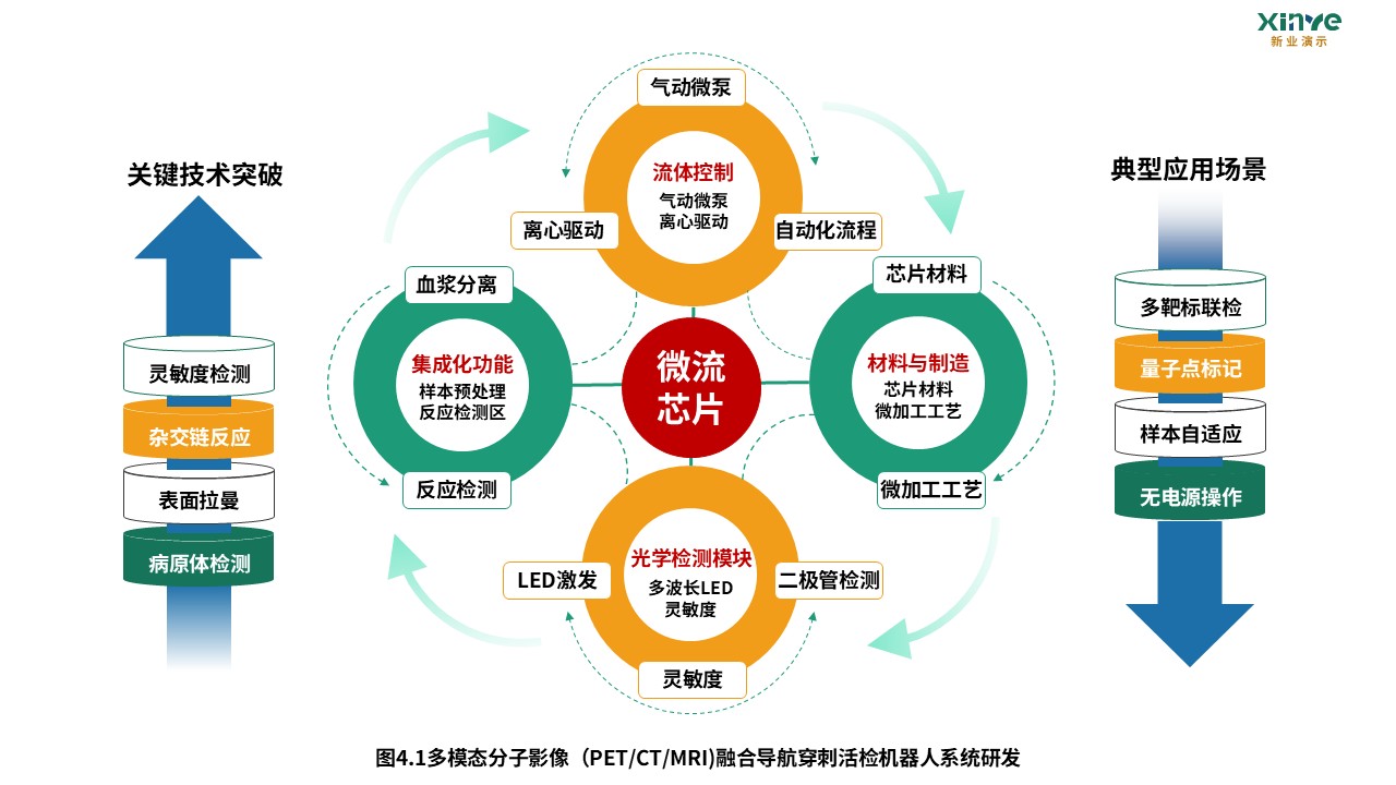 12-1科研架构图（医疗成像-绿蓝黄）第4页预览图