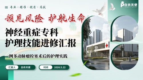 360期-护士进修汇报-预见性护理在多动脉瘤栓塞术后的应用