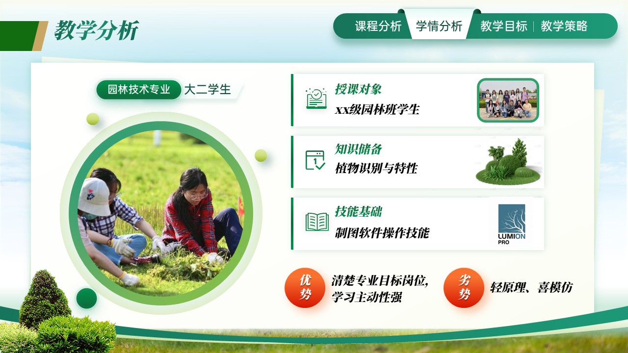 教学能力大赛ppt模板（农林牧渔类）第2页预览图