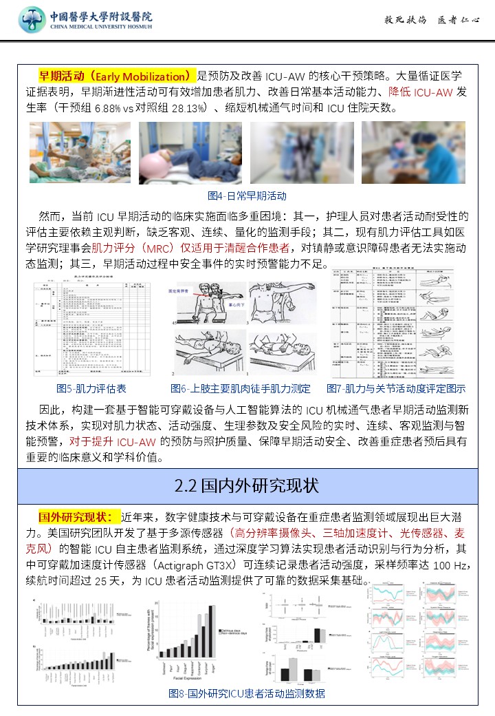 422期-申报书-ICU 机械通气患者智能早期活动监测新技术，改善重症患者获得性肌无力照护结局第3页预览