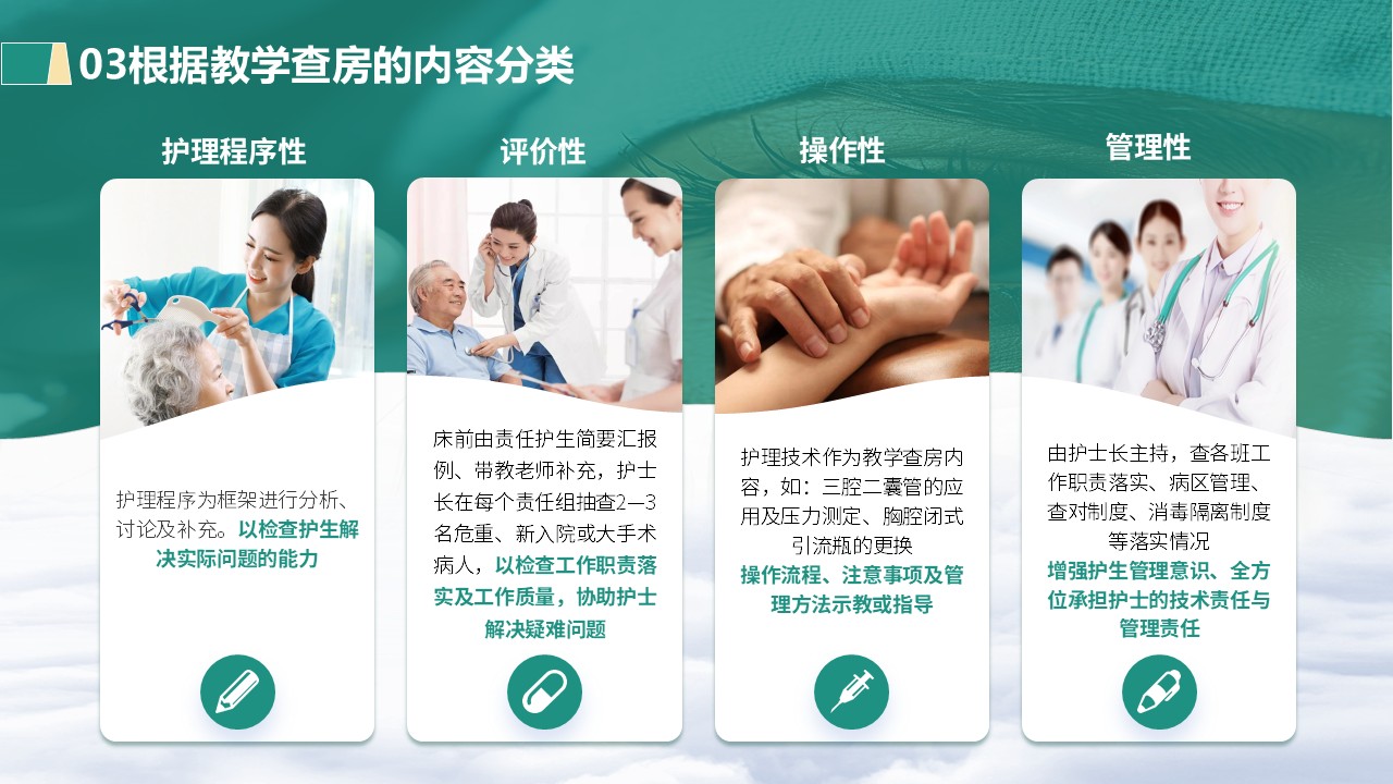 44-护理查房经验总结汇报（墨绿）第9页预览