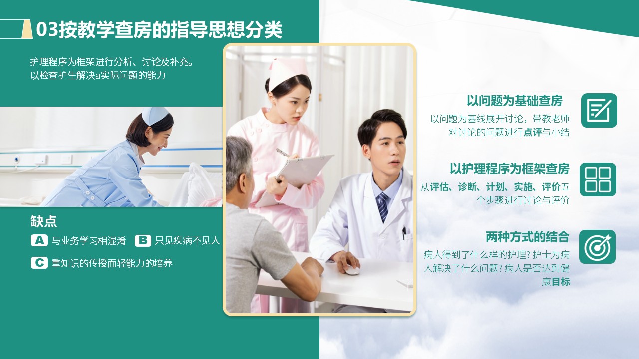 44-护理查房经验总结汇报（墨绿）第10页预览