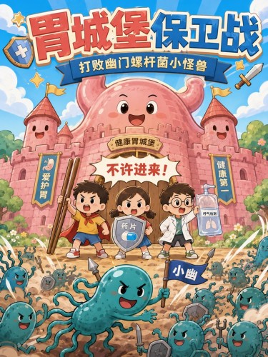 1-幽门螺旋杆的科普 漫画