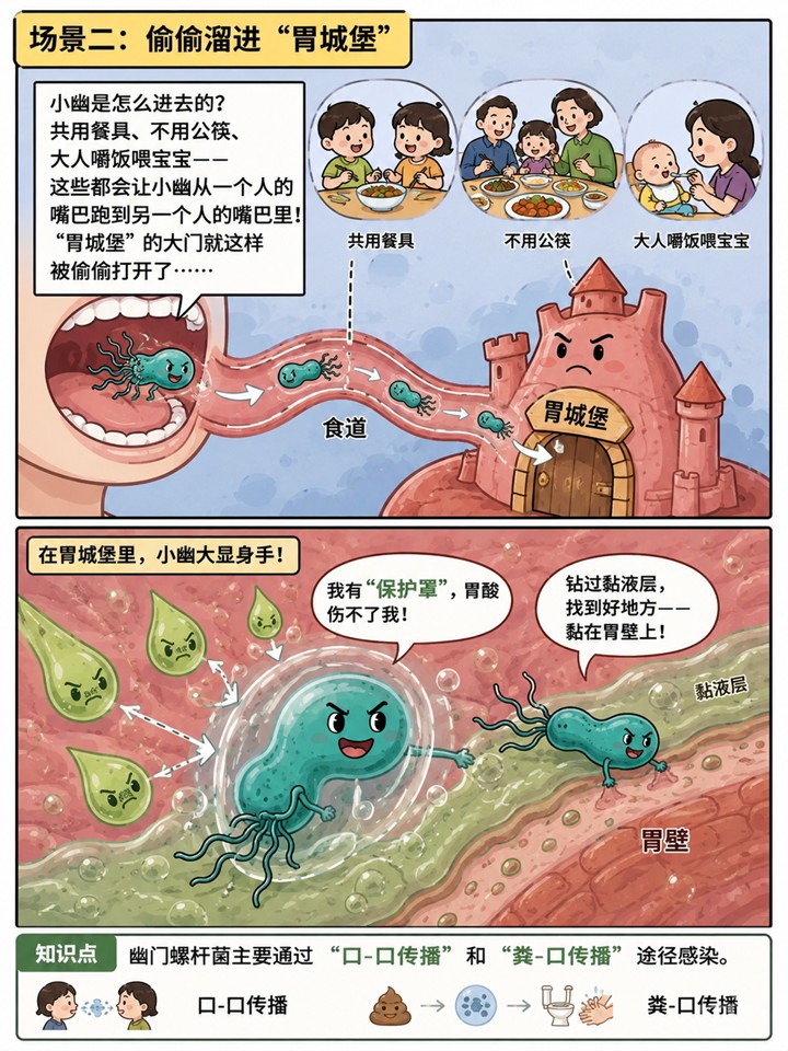 1-幽门螺旋杆的科普 漫画第3页预览