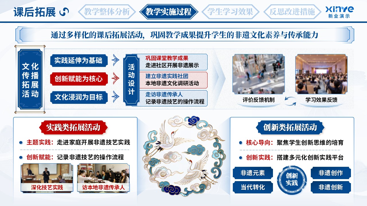 教学实施报告（非遗文化育人体系-蓝红绿）第7页预览图