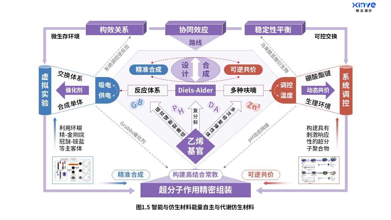 25-2科研架构图（智能与仿生材料-紫蓝红）第5页预览图