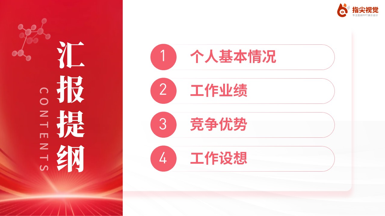091期-胸外科护士长述职答辩（粉色）第2页预览