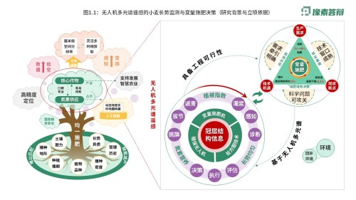 科研架构图(无人机光谱遥感-绿紫黄)