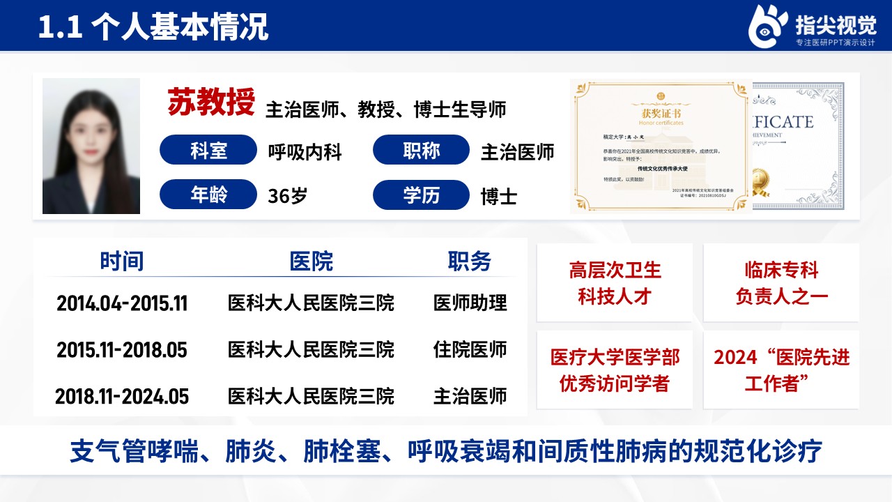 094期-医科大学呼吸内科副主任竞聘（蓝色）第3页预览