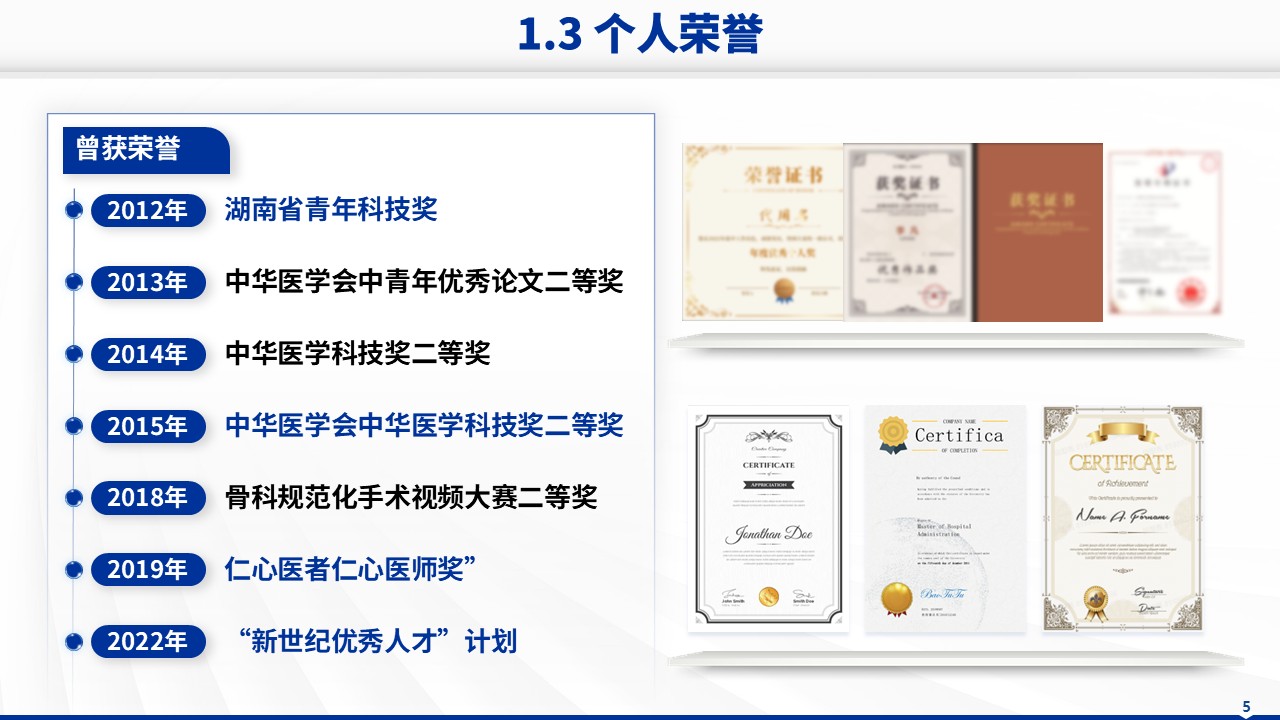 026期-湖南医科大学医院院长竞聘汇报(蓝色)第5页预览