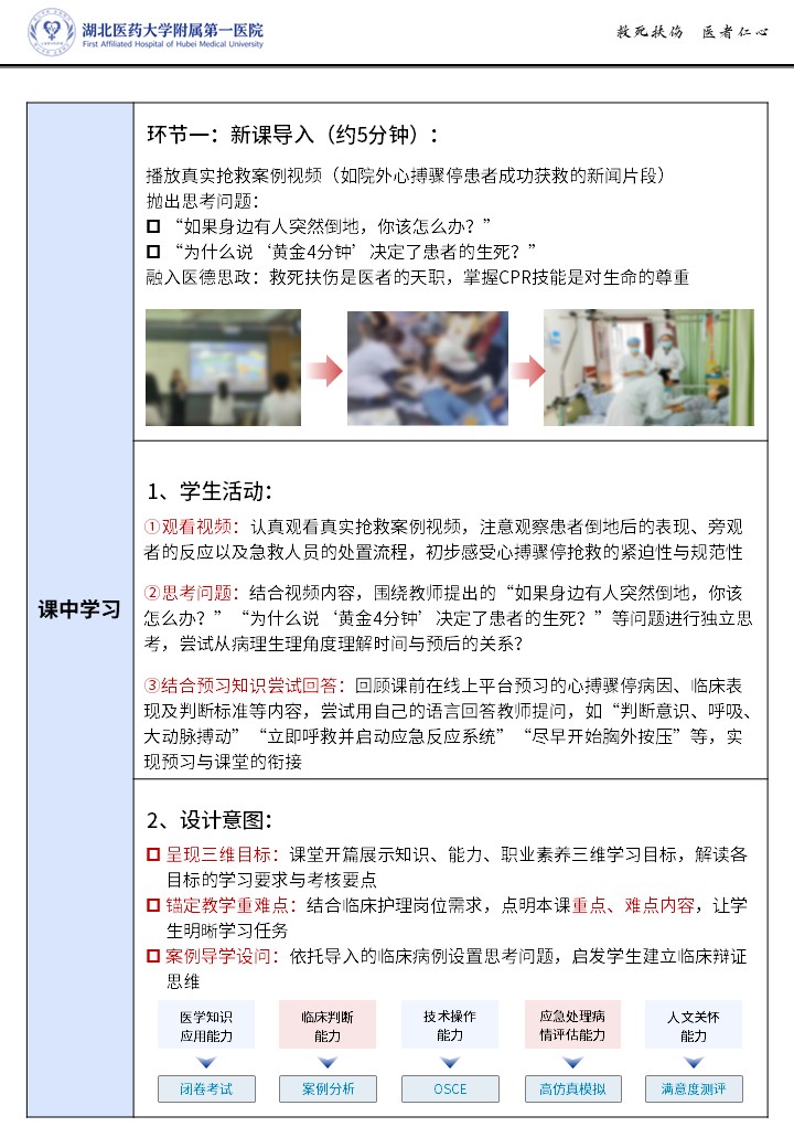 507期-《心肺复苏术》微课教学设计第6页预览