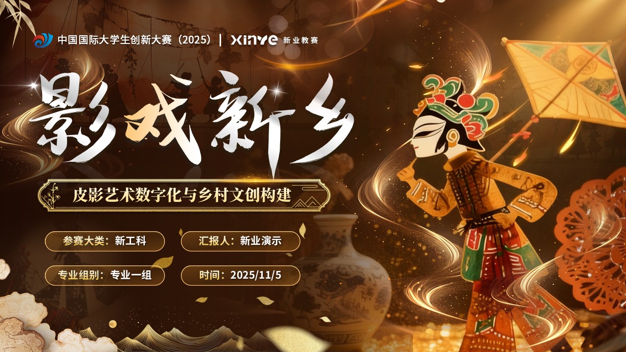 《影戏新乡》大创赛第1页预览图