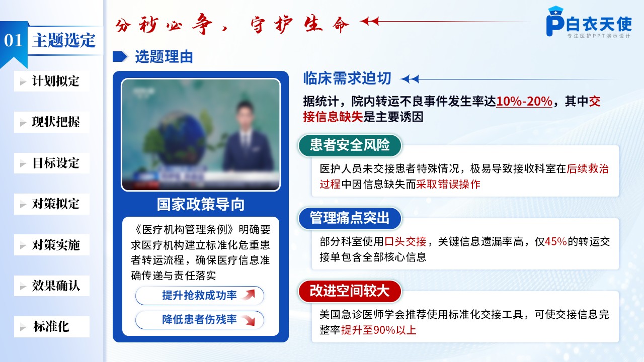 168期-品管圈-提高急诊危重症患者院内转运交接规范率品管圈第4页预览