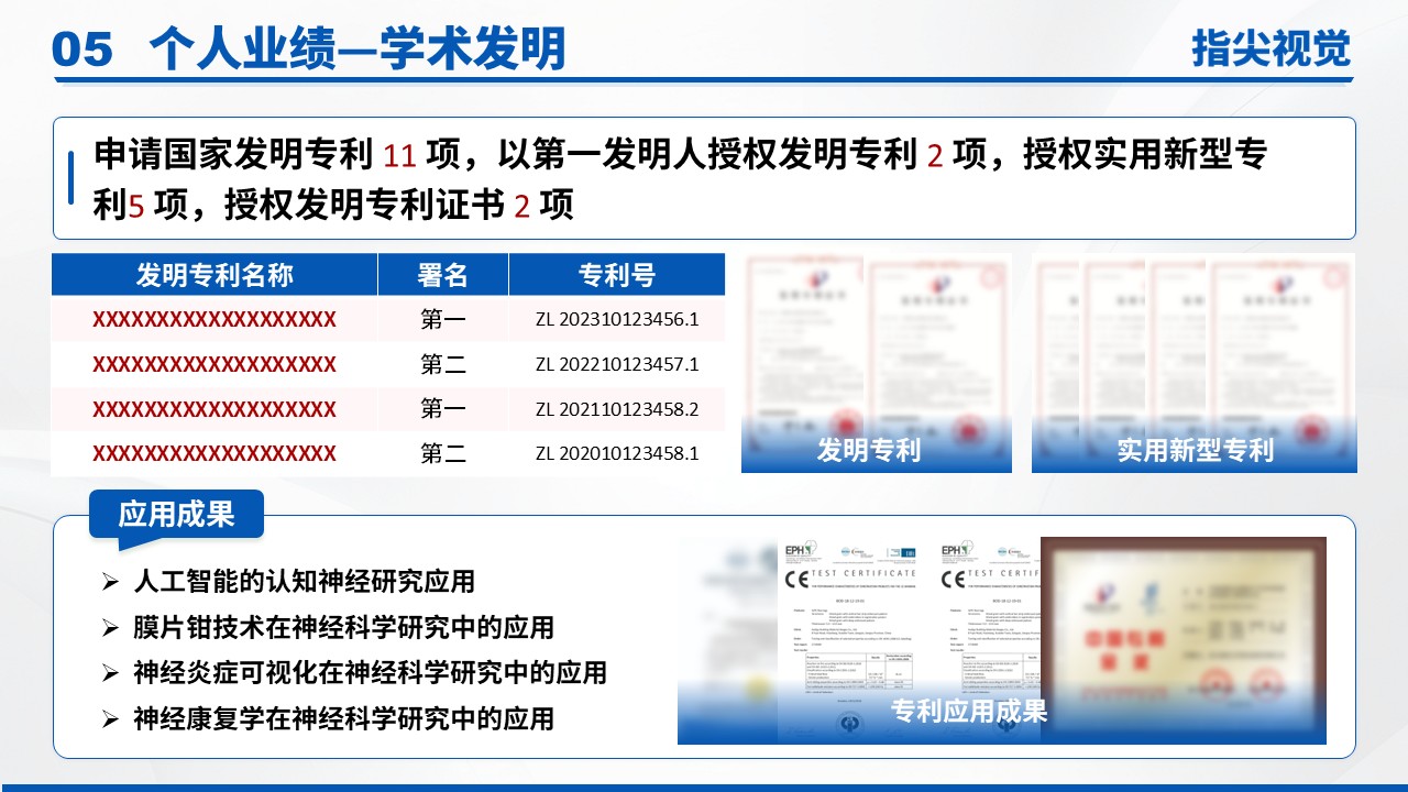 01期-神经内科主任竞聘汇报（蓝色）第7页预览