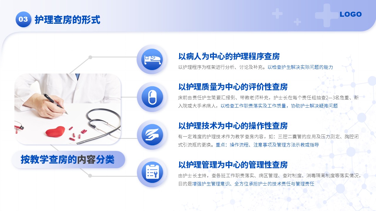 43-护理查房经验总结汇报（蓝紫）第9页预览