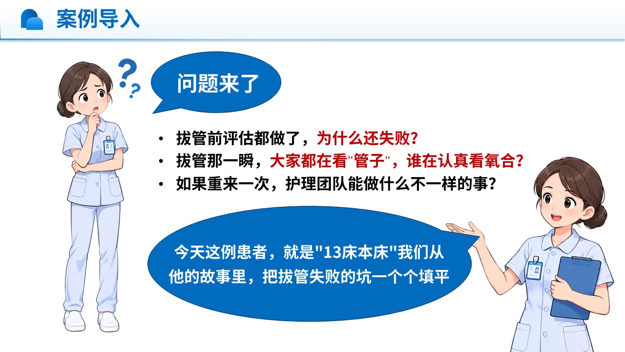 481期-护理查房-一例拔管失败高风险患者气道管理护理查房第4页预览