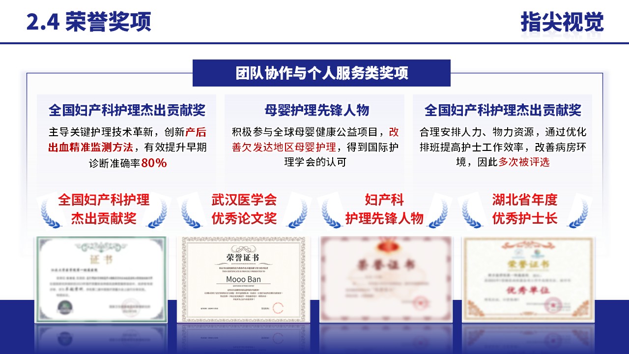 054期-护士长遴选述职答辩（蓝色）第8页预览