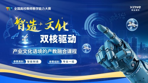 教学能力大赛(智能制造与工业文化)