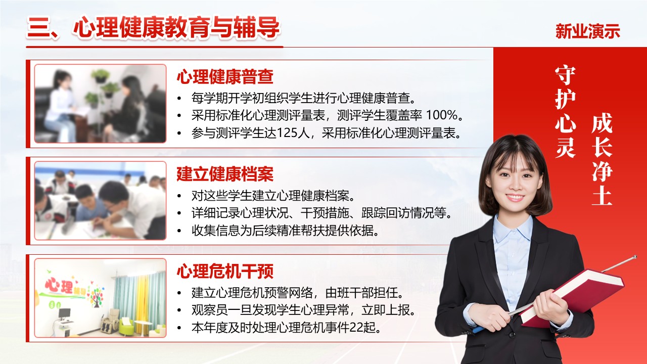 《共筑成长梦》2024年度辅导员年终述职报告第6页预览图