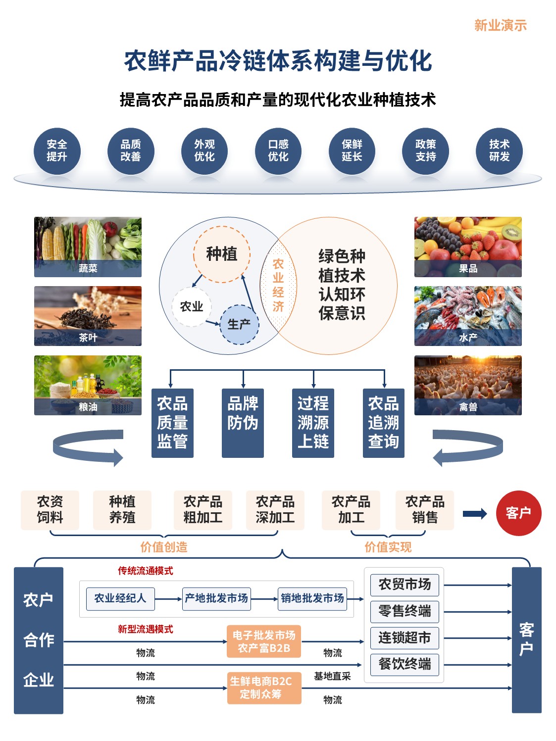5-2架构图(农鲜产品冷链体系构建与优化)蓝色第5页预览图