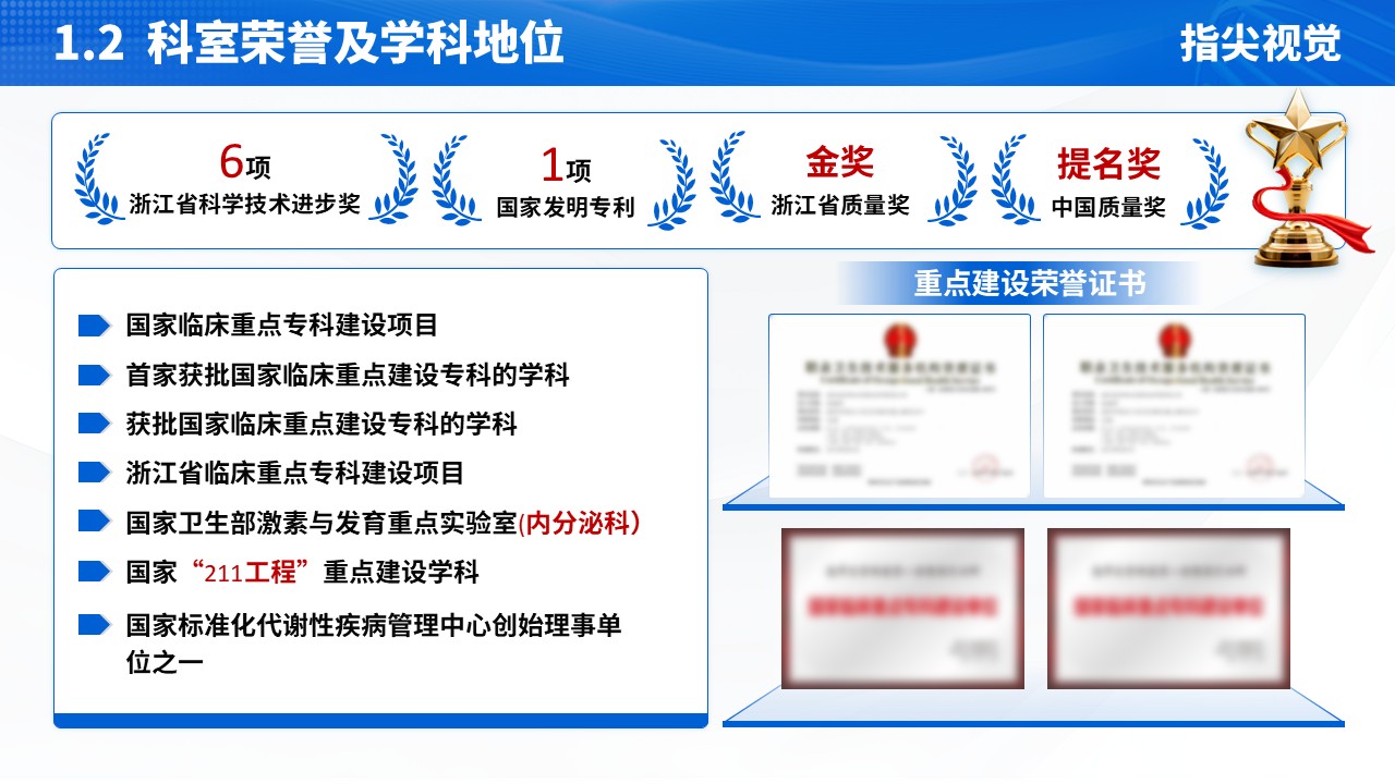 064期-内分泌科年终总结汇报（蓝色）第4页预览