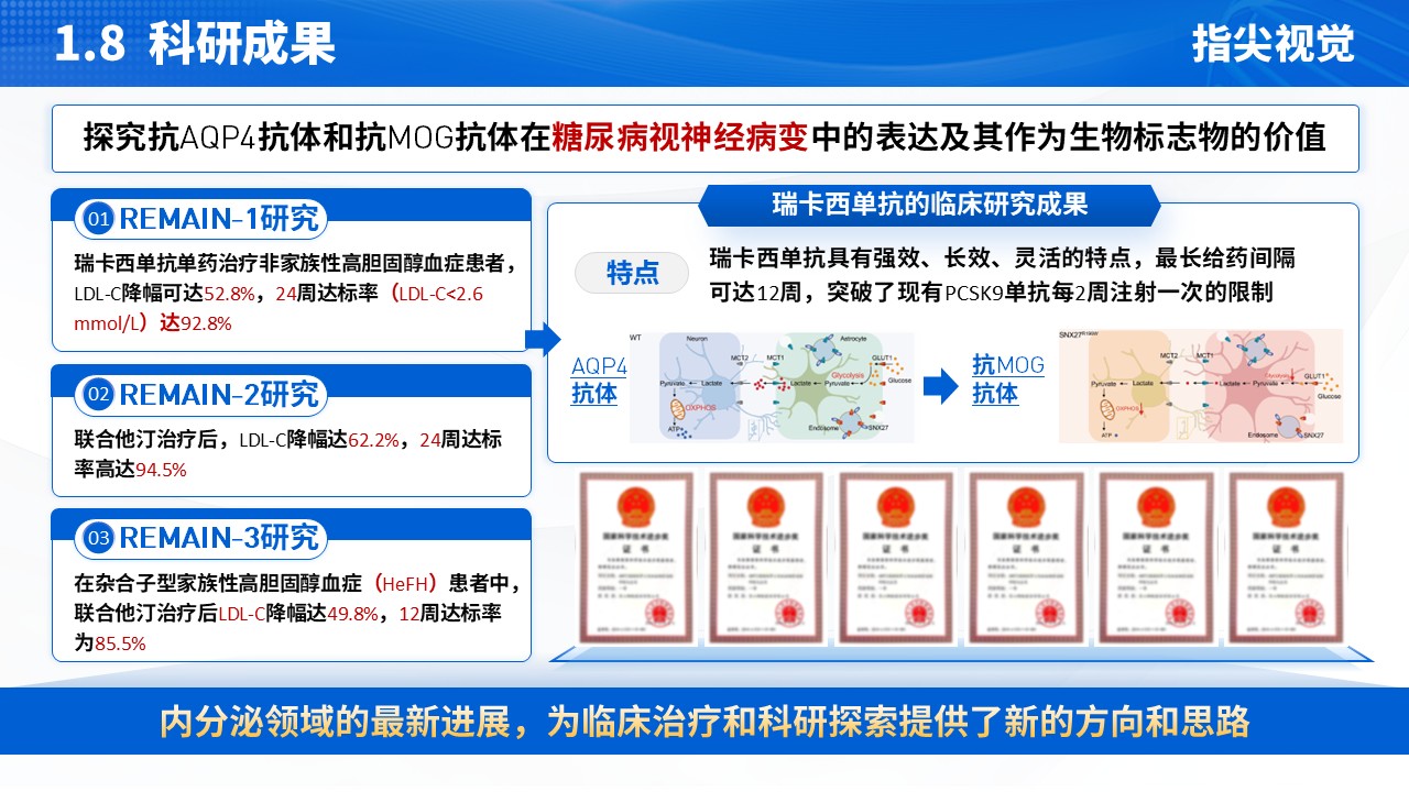 064期-内分泌科年终总结汇报（蓝色）第10页预览