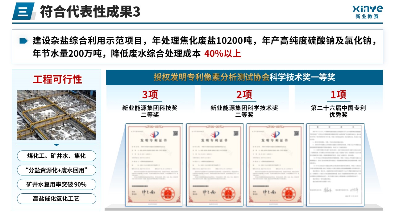 正高级工程师职称答辩（高盐废水资源化-蓝色）第14页预览图