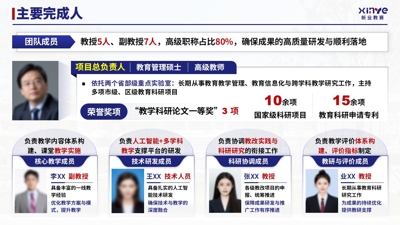 教学成果奖（人工智能与多学科交叉融合教学-蓝色）第16页预览图