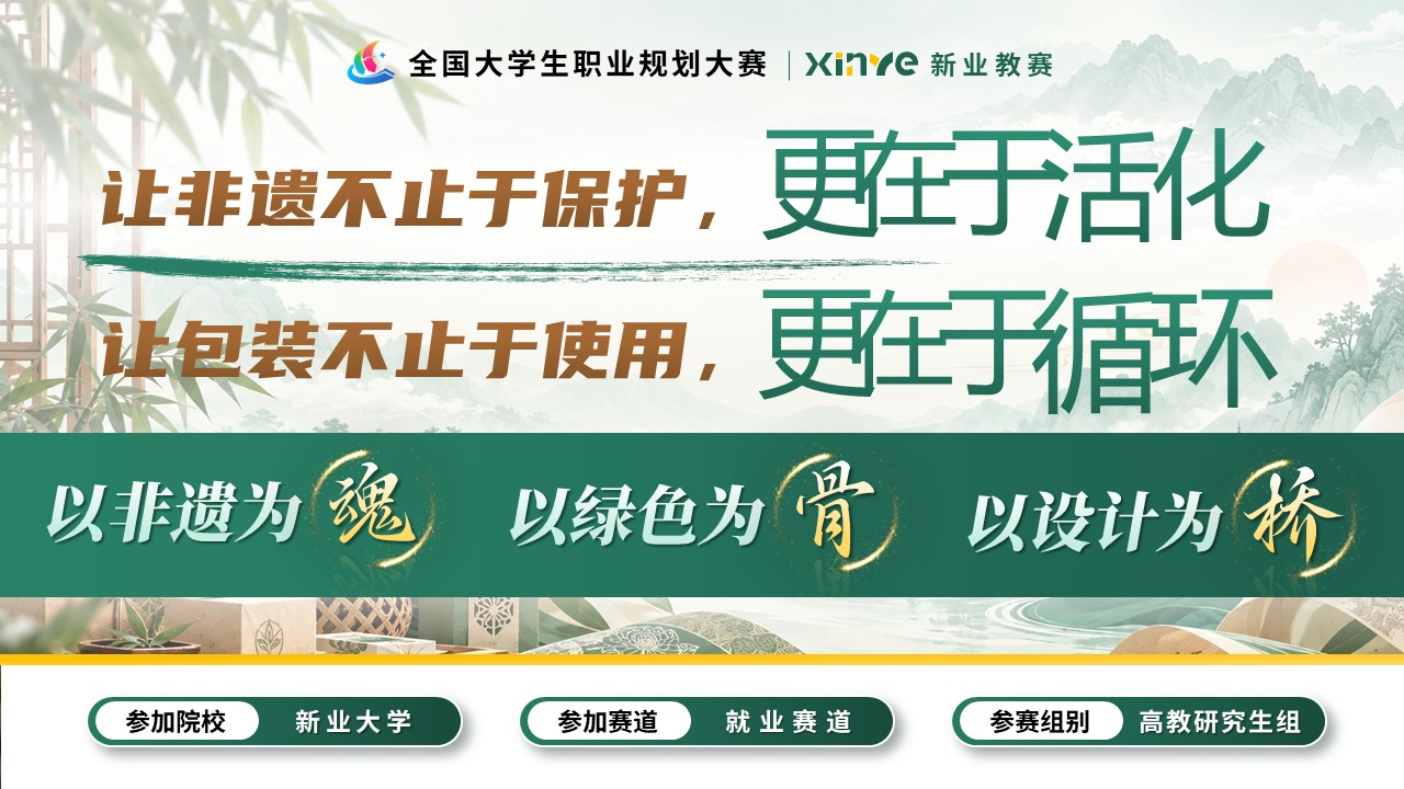 《承非遗千年文化之神韵，筑包装永续绿色之根基》职规赛第12页预览图