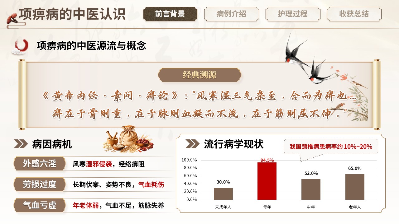 436期-护理个案-一例气滞血瘀型项痹病患者的中医护理个案第3页预览